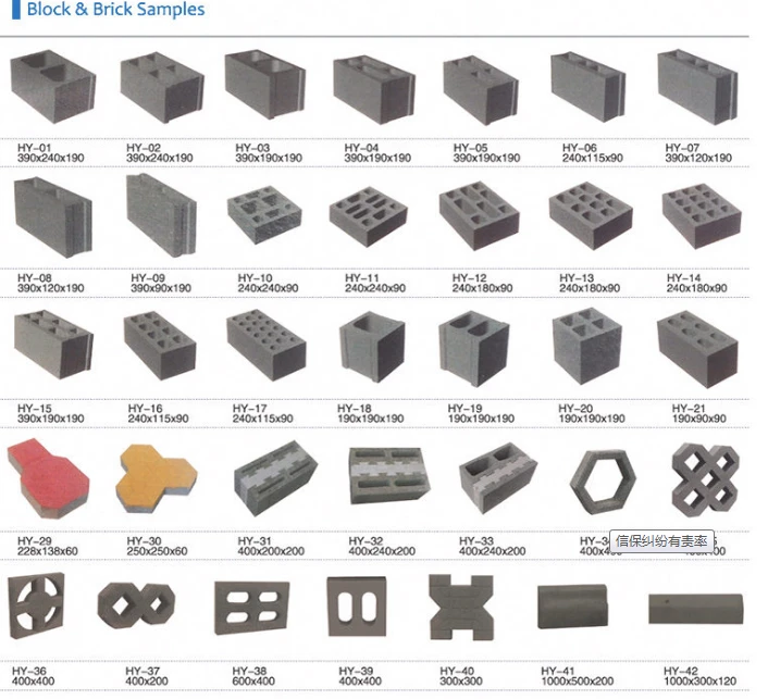Hollow Block Mould Price price